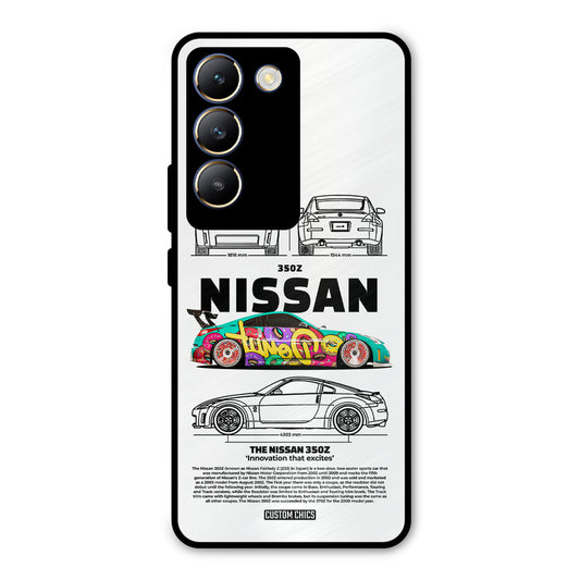 Colorful Nissan Vivo Y200e Mobile Back Cover - Car&Bike PrintShield Case
