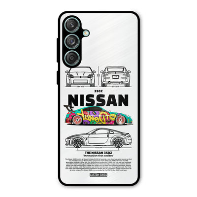 Colorful Nissan Samsung Galaxy M55 5G Mobile Back Cover - Car&Bike PrintShield Case