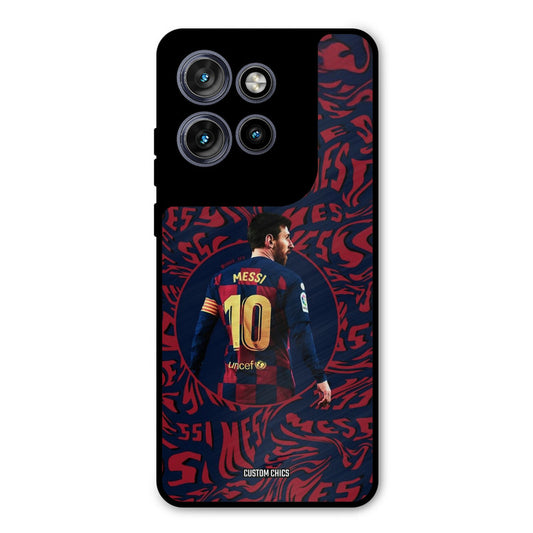 Comic Messi Motorola Edge 50 Neo Mobile Back Cover - Sports PrintShield Case