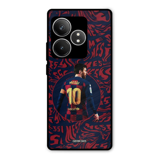 Comic Messi Realme GT 6T Mobile Back Cover - Sports PrintShield Case
