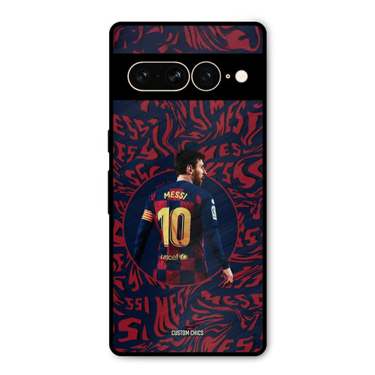 Comic Messi Google Pixel 7 Pro Mobile Back Cover - Sports PrintShield Case