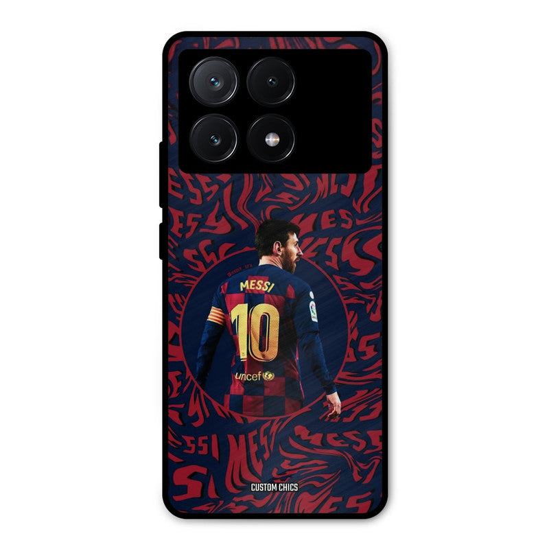 Comic Messi Poco X6 Pro Mobile Back Cover - Sports PrintShield Case