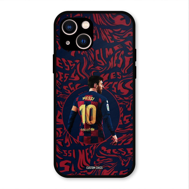 Comic Messi  iPhone 13 Mobile Back Cover - Sports PrintShield Case