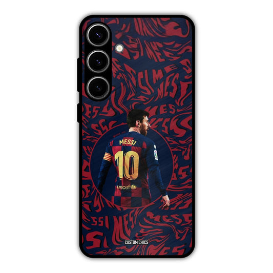 Comic Messi Samsung Galaxy S24 Plus Mobile Back Cover - Sports PrintShield Case