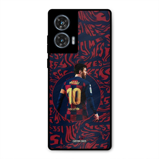 Comic Messi Motorola Edge 50 Fusion Mobile Back Cover - Sports PrintShield Case