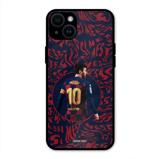 Comic Messi  iPhone 14 Plus Mobile Back Cover - Sports PrintShield Case