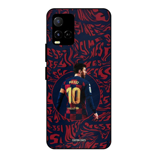 Comic Messi Vivo Y33s Mobile Back Cover - Sports PrintShield Case