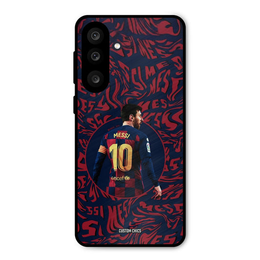 Comic Messi Samsung Galaxy M56 Mobile Back Cover - Sports PrintShield Case