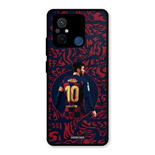 Comic Messi Redmi 12c Mobile Back Cover - Sports PrintShield Case