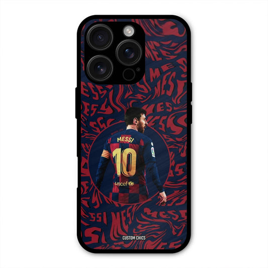 Comic Messi  iPhone 16 Pro Mobile Back Cover - Sports PrintShield Case