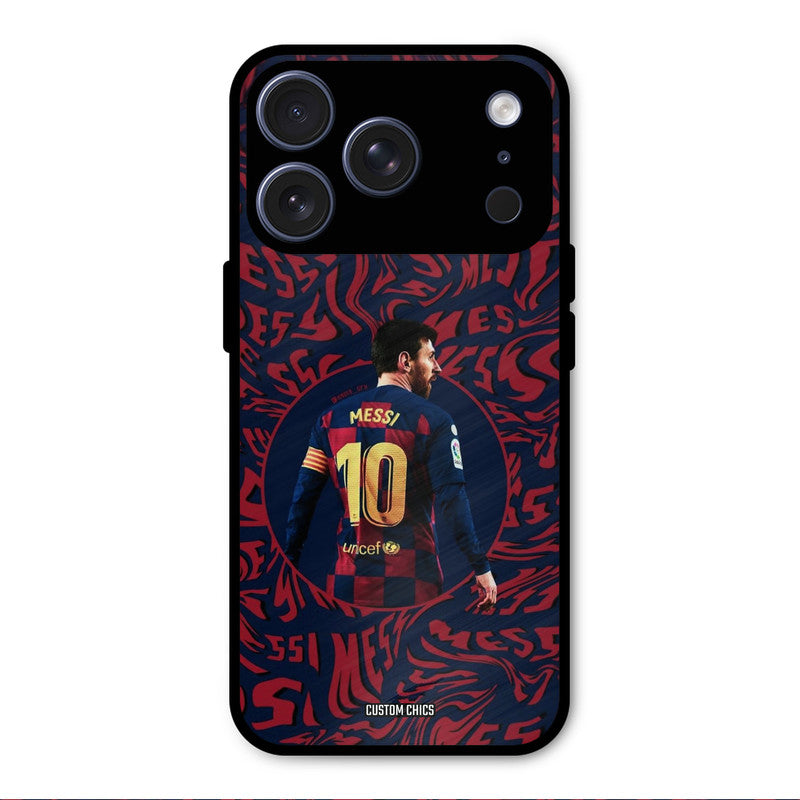Comic Messi iPhone 17 Pro Mobile Back Cover - Sports PrintShield Case