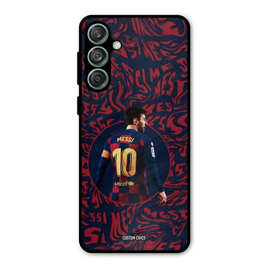 Comic Messi Samsung Galaxy M55 5G Mobile Back Cover - Sports PrintShield Case