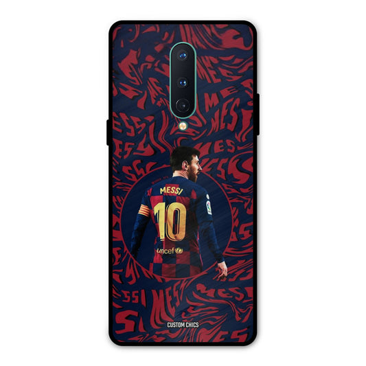 Comic Messi Oneplus 8 Mobile Back Cover - Sports PrintShield Case