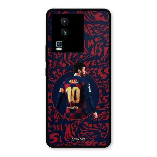 Comic Messi IQOO Neo 7 Mobile Back Cover - Sports PrintShield Case