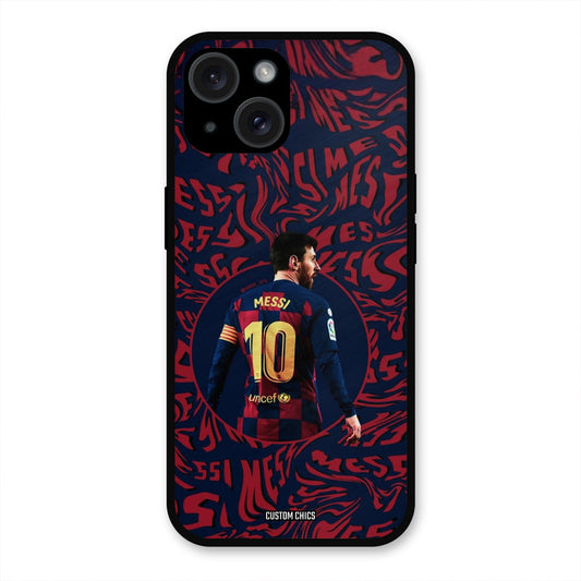 Comic Messi  iPhone 15 Plus Mobile Back Cover - Sports PrintShield Case