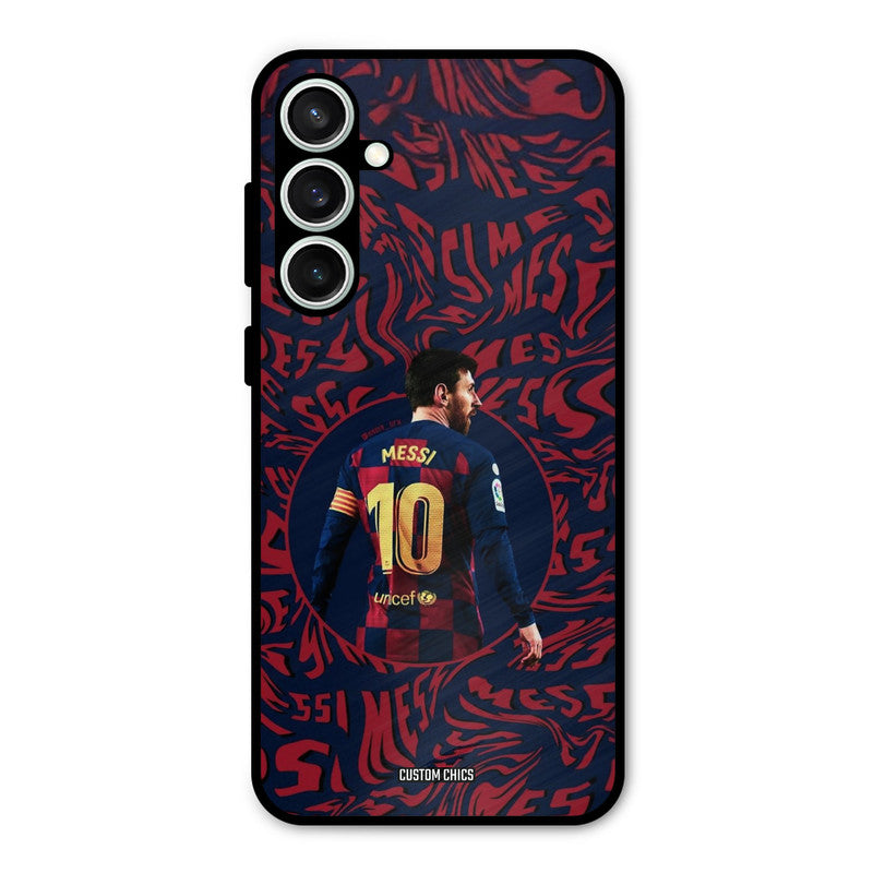 Comic Messi Samsung Galaxy S23 Mobile Back Cover - Sports PrintShield Case