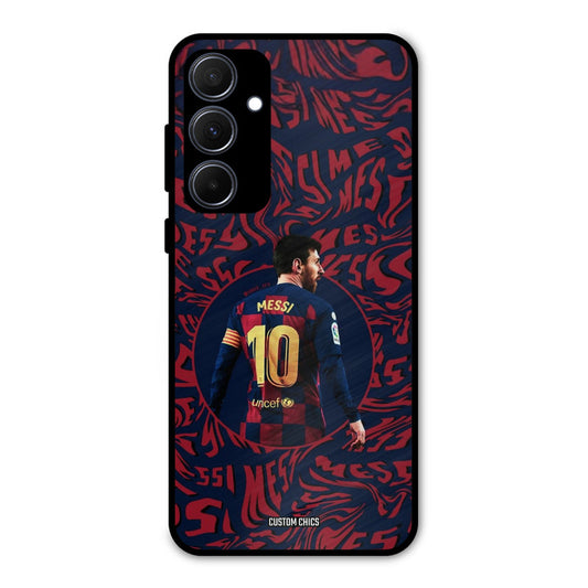 Comic Messi Samsung Galaxy A35 5G Mobile Back Cover - Sports PrintShield Case