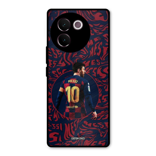 Comic Messi Vivo V30e Mobile Back Cover - Sports PrintShield Case