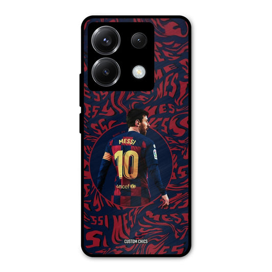 Comic Messi Poco X6 Mobile Back Cover - Sports PrintShield Case