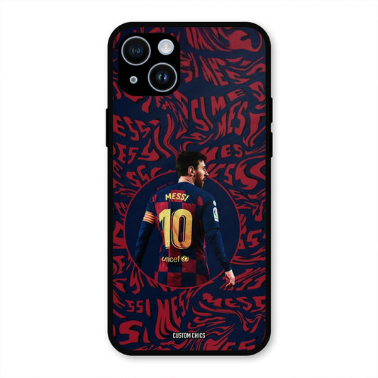 Comic Messi  iPhone 14 Mobile Back Cover - Sports PrintShield Case