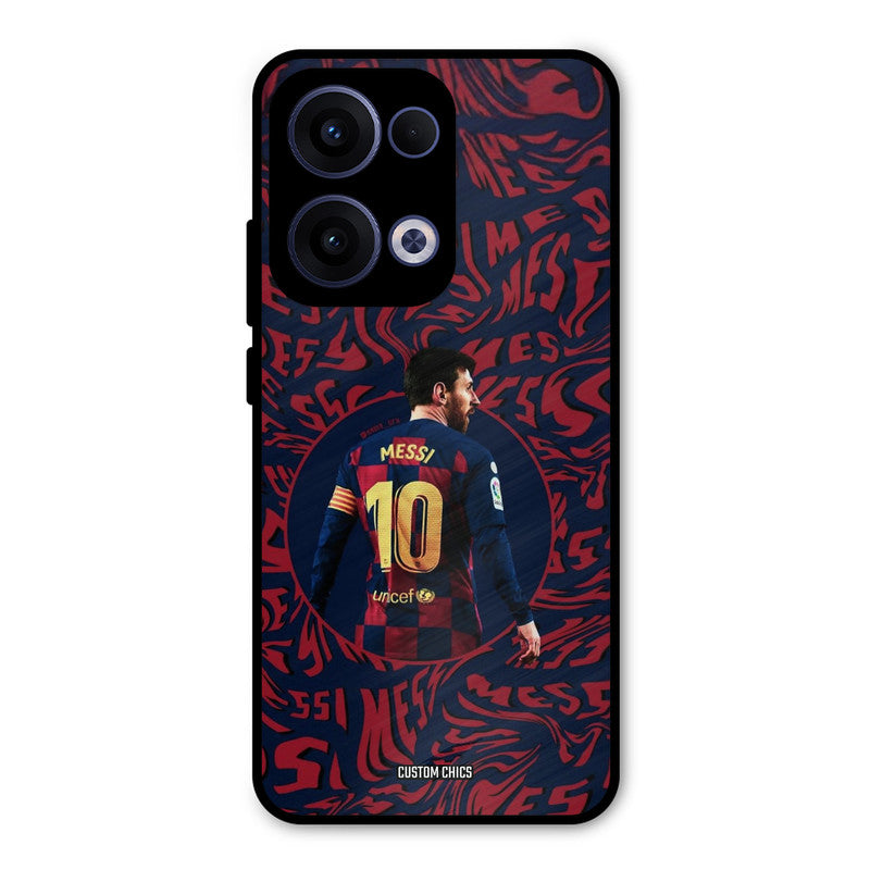 Comic Messi Oppo Reno 13 5G Mobile Back Cover - Sports PrintShield Case