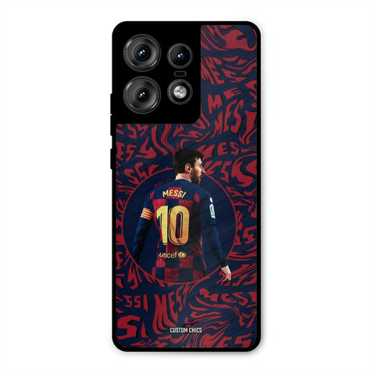 Comic Messi Motorola Edge 50 Pro Mobile Back Cover - Sports PrintShield Case