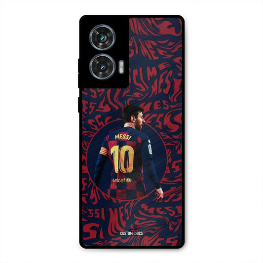 Comic Messi Moto G96 Mobile Back Cover - Sports PrintShield Case
