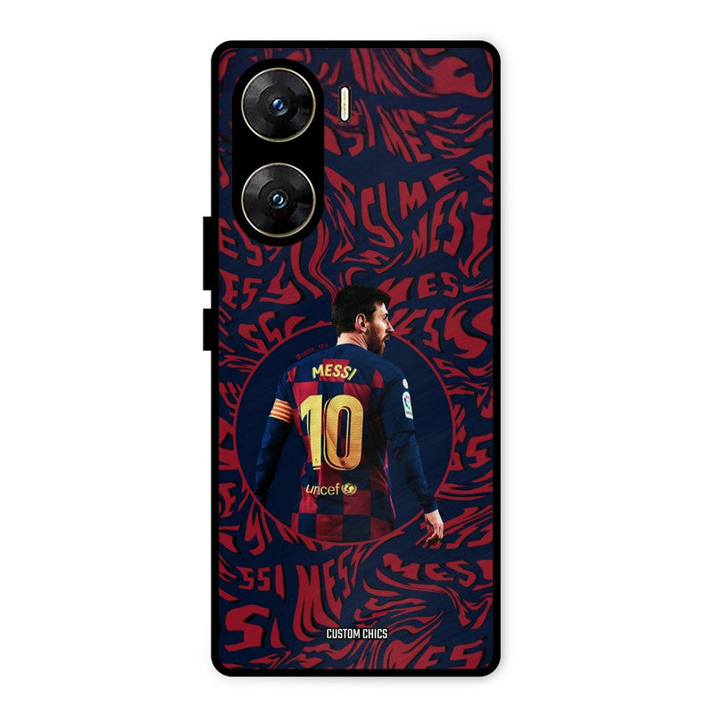 Comic Messi Vivo V29e Mobile Back Cover - Sports PrintShield Case