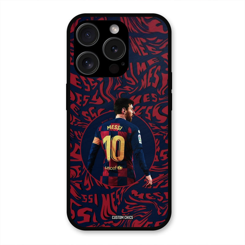 Comic Messi  iPhone 15 Pro Max Mobile Back Cover - Sports PrintShield Case