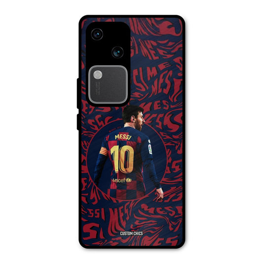 Comic Messi Vivo V30 Mobile Back Cover - Sports PrintShield Case