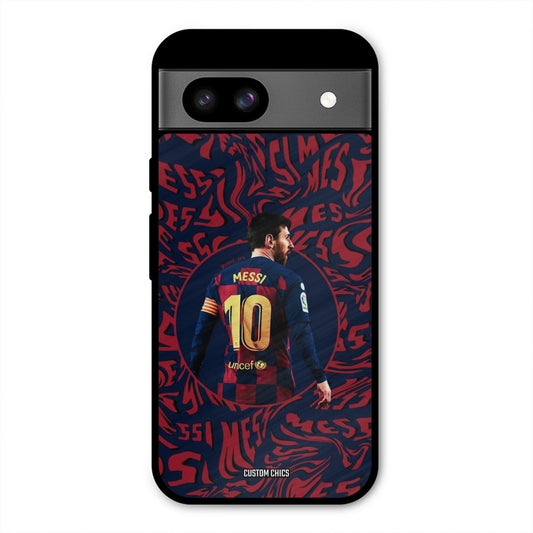 Comic Messi Google Pixel 8a Mobile Back Cover - Sports PrintShield Case
