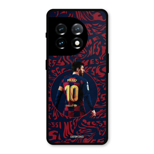 Comic Messi OnePlus 11 Mobile Back Cover - Sports PrintShield Case
