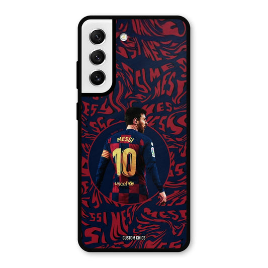 Comic Messi Samsung Galaxy S21 FE 5G Mobile Back Cover - Sports PrintShield Case