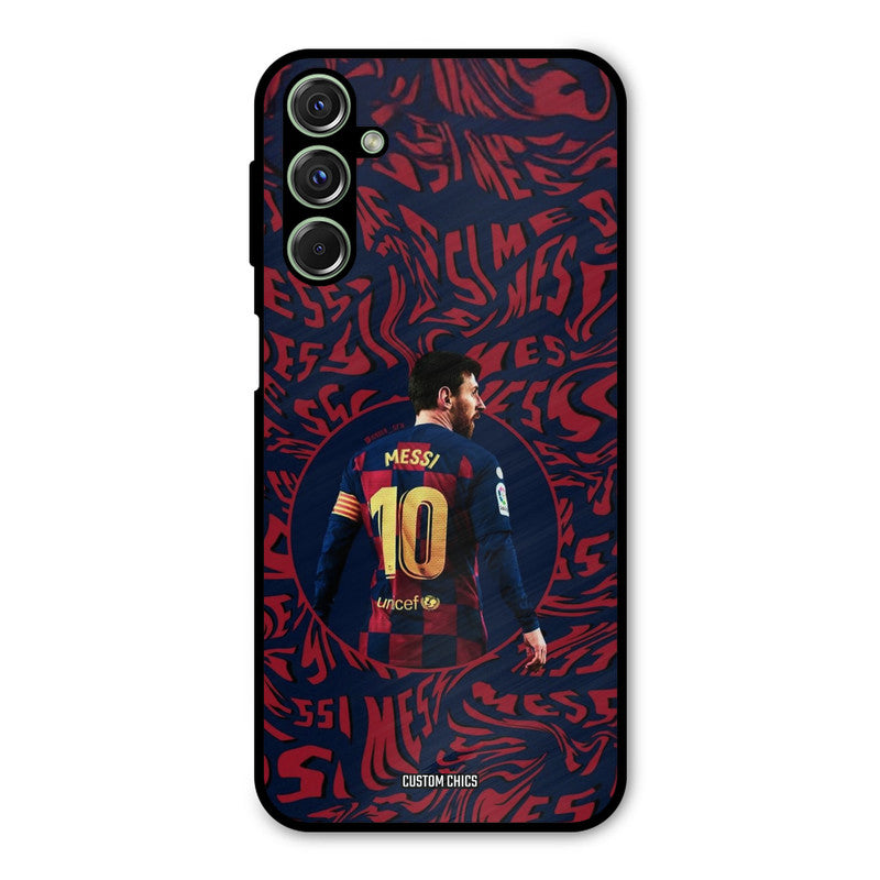 Comic Messi Samsung Galaxy M34 Mobile Back Cover - Sports PrintShield Case