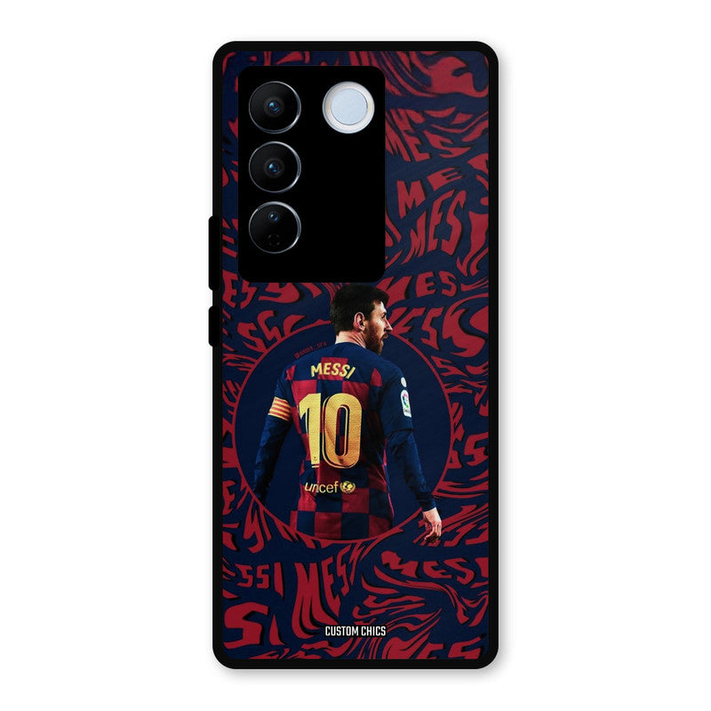 Comic Messi Vivo V27 Pro Mobile Back Cover - Sports PrintShield Case