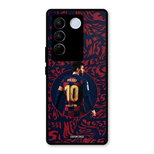 Comic Messi Vivo V27 Pro Mobile Back Cover - Sports PrintShield Case