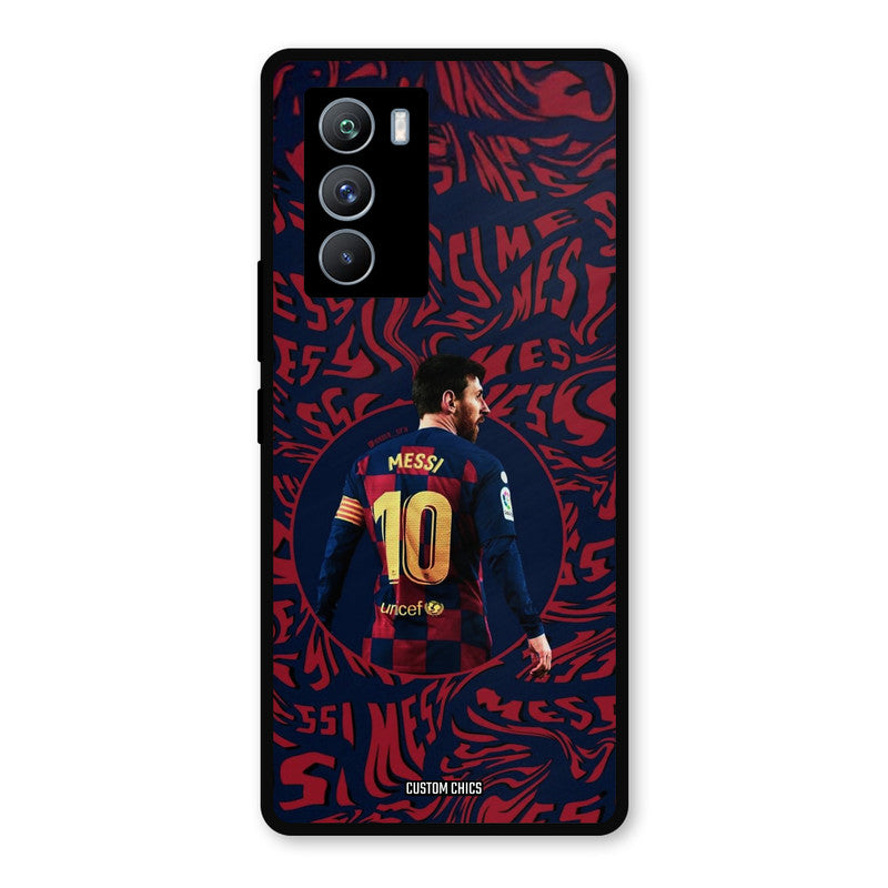 Comic Messi iQOO 9SE Mobile Back Cover - Sports PrintShield Case