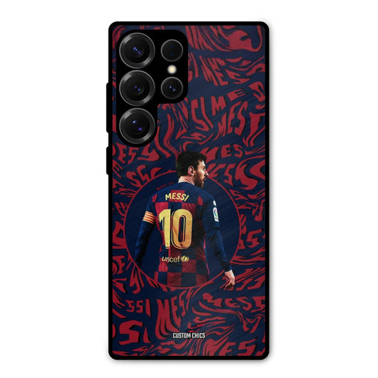 Comic Messi Samsung Galaxy S25 Ultra Mobile Back Cover - Sports PrintShield Case