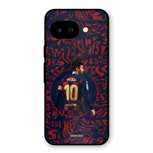 Comic Messi Google Pixel 9A Mobile Back Cover - Sports PrintShield Case