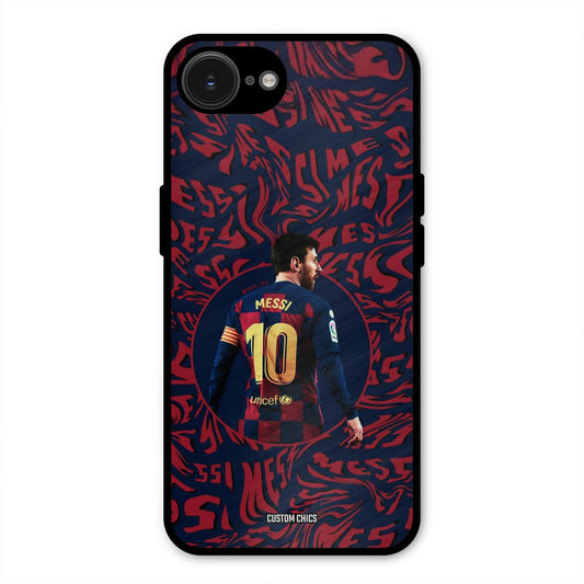 Comic Messi iPhone 16e Mobile Back Cover - Sports PrintShield Case