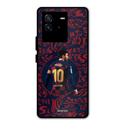 Comic Messi iQOO Neo 6 5G Mobile Back Cover - Sports PrintShield Case