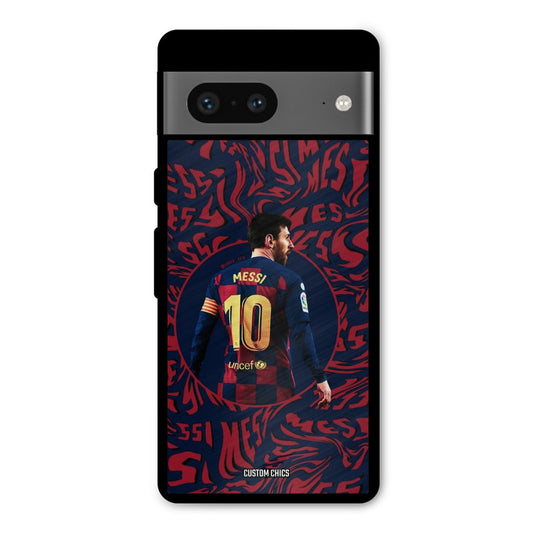 Comic Messi Google Pixel 7 Mobile Back Cover - Sports PrintShield Case
