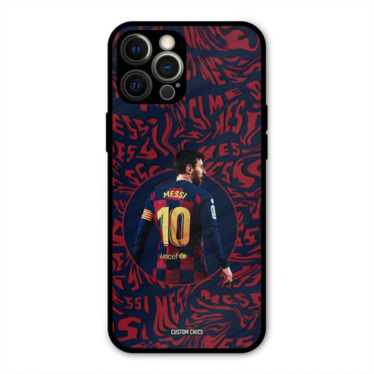 Comic Messi  iPhone 12 Pro Max Mobile Back Cover - Sports PrintShield Case
