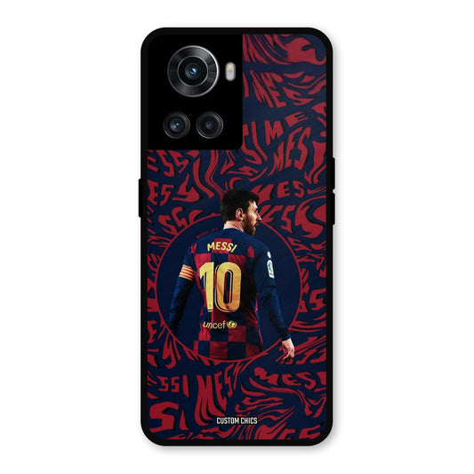 Comic Messi OnePlus 10R Mobile Back Cover - Sports PrintShield Case