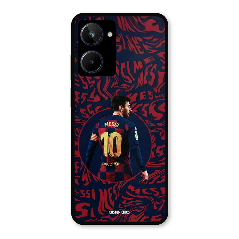 Comic Messi Realme 10 Mobile Back Cover - Sports PrintShield Case