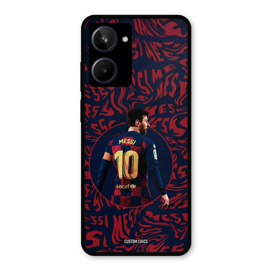 Comic Messi Realme 10 Mobile Back Cover - Sports PrintShield Case