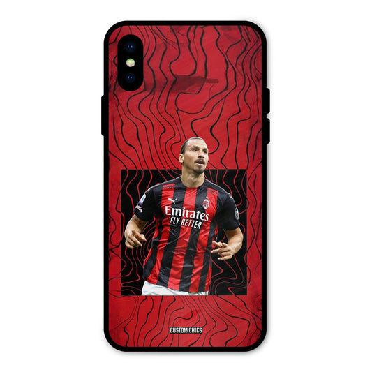 Cool Ibrahimovic iPhone X Mobile Back Cover - Sports PrintShield Case