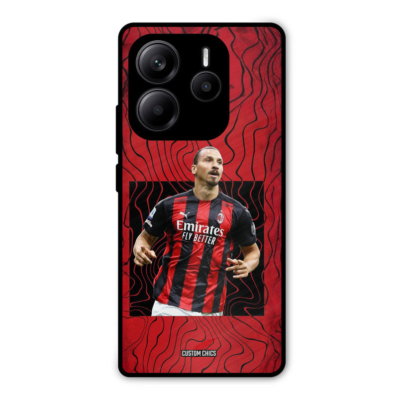 Cool Ibrahimovic Redmi Note 14 Mobile Back Cover - Sports PrintShield Case