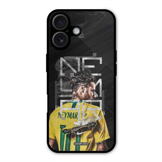 Cool Neymar  iPhone 16 Mobile Back Cover - Sports PrintShield Case