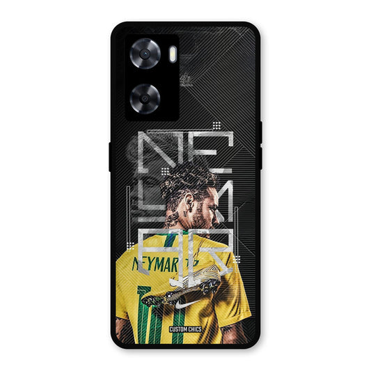 Cool Neymar Oppo A57 2022 Mobile Back Cover - Sports PrintShield Case
